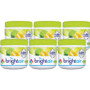 Bright Air Air Freshener/Odor Elim, Zesty Lemon/Lime, 14 oz, 6/CT, LGY (BRI900248CT) View Product Image