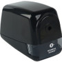Business Source Electric Pencil Sharpener - Helical - AC Adapter Powered - 3.9" Height x 4.5" Width - Black Product Image 