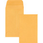 Business Source Small Coin Kraft Envelopes - Coin - #1 - 2 1/4" Width x 3 1/2" Length - 20 lb - Gummed Product Image 