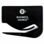 Business Source Slide Letter Opener - Handheld - Black - Comfortable Handle, Compact Product Image 