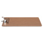 Business Source Mini Clipboard with Standard Metal Clip - Standard - 6" x 9" Sheet Size - Hardboard - Brown - (BSN16506) Product Image 