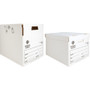 Business Source Storage Boxes, Ltr/Legal, 400 lb, 12"x15"x10", 12/CT, White (BSN32450) View Product Image