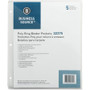 Business Source Binder Pockets, Poly, Letter, 8-1/2"x11", 5/PK, Clear (BSN32375) View Product Image
