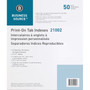 Business Source Straight Collated Print-on Tab Divider (BSN21002) View Product Image