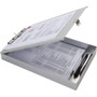 Business Source Storage Clipboard - Storage for 50 Document - 8 1/2" x 11" Sheet Size - Silver Product Image 