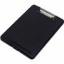 Business Source Storage Clipboard - 8 1/2" x 11" Sheet Size - Plastic - Black - (BSN37513) Product Image 