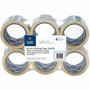 Business Source Acrylic Packing Tape - 55 yd Length x 3" Width x 2.5 mil Thickness - 3" Core - Clear - Pressure-sensitive Poly - Acrylic Backing Product Image 