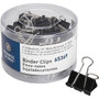 Business Source Small/Medium Binder Clips Set - Small, Medium - for Paper, Project, Document - Black Product Image 