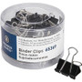 Business Source Small/Medium Binder Clips Set - Small, Medium - for Paper, Project, Document - Black Product Image 