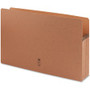 Business Source Legal Recycled File Pocket - 8 1/2" x 14" - 5 1/4" Expansion - Redrope - Redrope - Tear Proof, Tyvek Gusset, Reinforced Gusset Product Image 