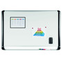 Bi-silque Dry-Erase Board, Magnetic, 36"Wx24"H, White/Black (BVCMVI030401) View Product Image