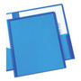 Avery Plastic Two-Pocket Folder, 20-Sheet Capacity, 11 x 8.5, Translucent Blue View Product Image