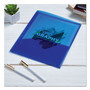 Avery Plastic Two-Pocket Folder, 20-Sheet Capacity, 11 x 8.5, Translucent Blue View Product Image
