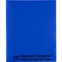 C-Line Classroom Connector Letter Report Cover - 8 1/2" x 11" - 2 Internal Pocket(s) - Blue Product Image 
