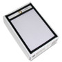 C-Line Stitched Vinyl Shop Ticket Holders - Support 4" x 6" Media - Vinyl - Clear, Black - Sturdy Product Image 