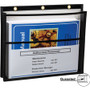 C-Line Dual Pocket Shop Ticket - 0.2" Height x 11.1" Width x 13.1" Length - Fabric, Metal - Black Product Image 