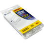 C-Line Cleer Adheer Custom Laminated Luggage Tags - String Fastener - Clear Product Image 