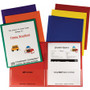 C-Line Classroom Connector Report Cover - 2 Front & Back Pocket(s) - Red, Orange, Yellow, Blue, Green, Purple Product Image 