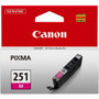 Canon CLI251M Original Inkjet Ink Cartridge - Magenta - 1 Each - Inkjet - Magenta Product Image 