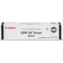 Canon GPR-39 Original Laser Toner Cartridge - Black - 1 Each Product Image 