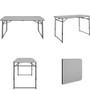 Cosco Fold Portable Indoor/Outdoor Utility Table (CSC14400GRY1E) View Product Image