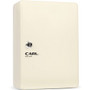 CARL Steel Security Key Cabinet - 10.3" Length x 7" Width x 3.5" Height - Lockable, Wall Mountable - Ivory Product Image 