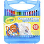 Crayola Art Kit, 65-Piece, 9-1/4"Wx11-3/10"Lx1-1/4"H, Assorted (CYO040377) Product Image 