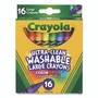 Crayola Ultra-Clean Washable Crayons, Large, Assorted, 16/Box View Product Image