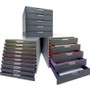 Durable VARICOLOR Stackable Plastic Drawer Box, 5 Drawers, Letter to Folio Size Files, 11.5" x 14" x 11", Gray (DBL760527) View Product Image