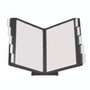Durable VARIO Document Holder, 10 Panels 15.5 x 6.5 x 10.75, Black Borders View Product Image