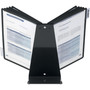 Durable VARIO Document Holder, 10 Panels 15.5 x 6.5 x 10.75, Black Borders View Product Image