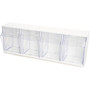 Deflecto Tilt Bin Interlocking Multi-Bin Storage Organizer (DEF20403OP) View Product Image