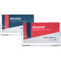 Deflecto Business Card Holders - 1.8" Height x 3.9" Width x 1.4" Depth - Plastic - Clear Product Image 