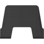 Deflecto Small Inclined File Sorter, 5 Compartment, Black (DEF34504) View Product Image