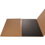 Deflecto Rectangular Chairmat, Low Pile, 45"x53", Black (DEFCM11242BLK) View Product Image