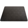 Deflecto Rectangular Chairmat, Low Pile, 45"x53", Black (DEFCM11242BLK) View Product Image