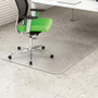 Deflecto Earth Source Hard Floor Mat - Commercial, Carpet, Hard Floor - 60" Length x 46" Width x 0.100" Thickness - Rectangular - Clear Product Image 
