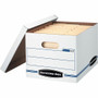 Bankers Box Easylift File Storage Box - Internal Dimensions: 12" Width x 12" Depth x 10" Height - External Dimensions: 12.8" Width x 13.3" Depth x 10.5" Height - 400 lb - Media Size Supported: Letter - Lift-off Closure Product Image 