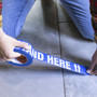 Duck Brand Tape, Removable, 100 "Stand Here", 1.88"x60 yards, MI (DUC105156) View Product Image