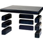 Data Accessories Company Monitor Stand, w/2 USB Ports, 13"x10-1/2"x1-4-3/4", Black (DTA02159) View Product Image