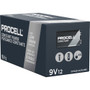 Duracell U.S.A. Procell Battery Alkaline, 9 Volt, 72/CT, Black/Copper (DURPC1604BKDCT) View Product Image