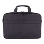 Swiss Mobility Cadence 2 Section Briefcase, Fits Devices Up to 15.6", Polyester, 4.5 x 4.5 x 16, Charcoal (SWZEXB1009SMCH) View Product Image