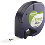 Dymo LetraTag Labelmaker Paper Labels - 1/2" Width - White - Paper Product Image 