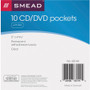 Smead Self-Adhesive CD/Diskette Pockets, Clear, 10/Pack (SMD68144) View Product Image