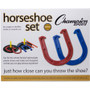 Champion Sports Indoor/Outdoor Rubber Horseshoe Set, 4 Rubber Horseshoes, 2 Rubber Mats, 2 Plastic Dowels (CSIIHS1) View Product Image