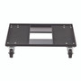 Safco Stacking Chair Cart, Metal, 23.13" x 23.13" x 4.5", Black View Product Image
