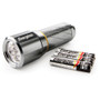 Eveready Battery Co Inc Flashlight, LED, Metal, 270 Lumens, Wide Beam, 4/CT, Chrome (EVEEPMHH32ECT) View Product Image