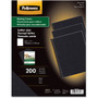 Fellowes Expressions Linen Texture Presentation Covers for Binding Systems, Black, 11 x 8.5, Unpunched, 200/Pack View Product Image