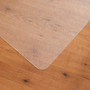 FloorTex Chair Mat, f/ Hard Floor, 30"Wx48"L, Clear (FLRECO123048AEP) View Product Image