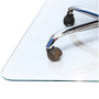 FloorTex Chairmat, Glass, 48"Wx60"L, Clear (FLR124860EG) View Product Image